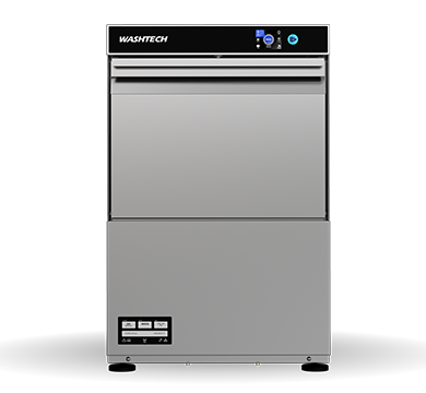 Washtech GM-R - Professional Compact Undercounter Polish-free Compatible Glasswasher - 450mm Rack