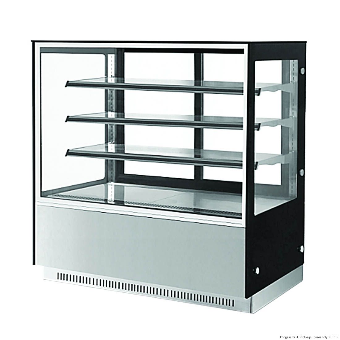 Bonvue Modern 3 Shelves Cake Or Food Display - Gan-1800Rf3