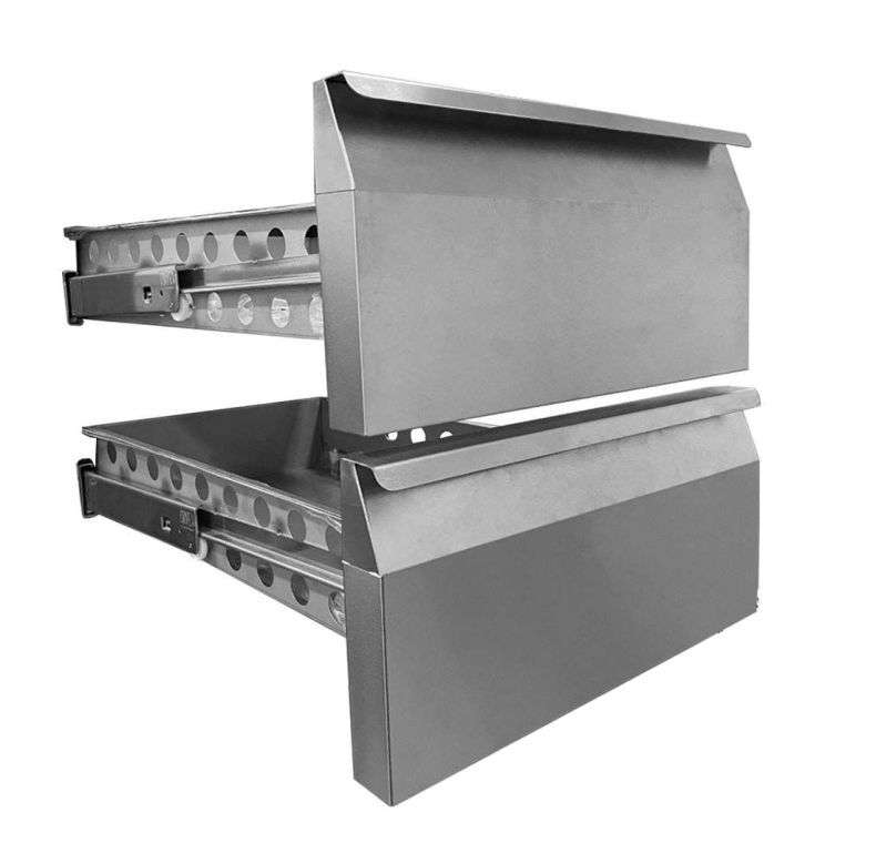 Optional Set 2 Drawers for Solid Door Units - GN-2DRAWER