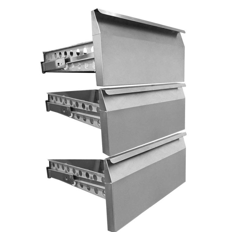 Optional Set 3 Drawers for Solid Door Units - GN-3DRAWER