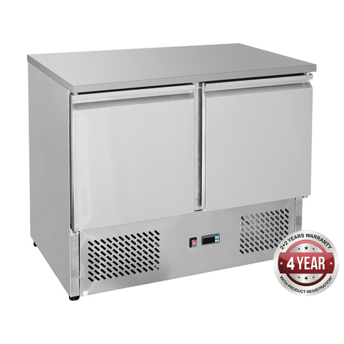 Thermaster Two Door Compact Workbench Fridge GNS900B