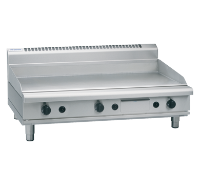 Waldorf 800 Series GPL8120G-B - 1200mm Gas Griddle Low Back Version  Bench Model
