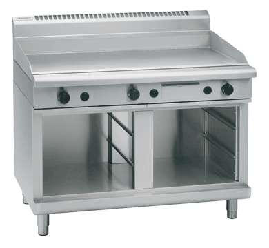 Waldorf 800 Series GPL8120G-CB - 1200mm Gas Griddle Low Back Version  Cabinet Base