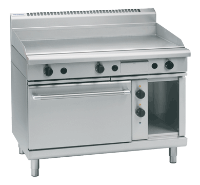 Waldorf 800 Series GP8121GE - 1200mm Gas Griddle Electric Static Oven Range