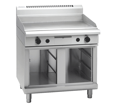 Waldorf 800 Series GPL8900G-CB - 900mm Gas Griddle Low Back Version  Cabinet Base