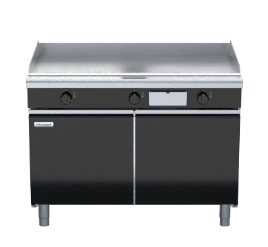 Waldorf Bold GPLB8120E-CD - 1200mm Electric Griddle Low Back Version - Cabinet Base