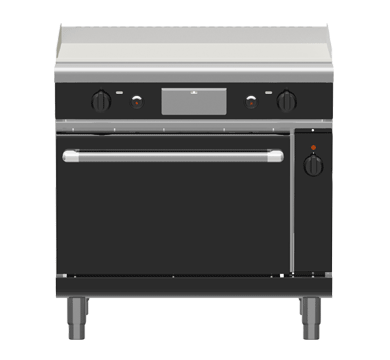 Waldorf Bold GPLB8910GEC - 900mm Gas Griddle Electric Convection Oven Range Low Back Version