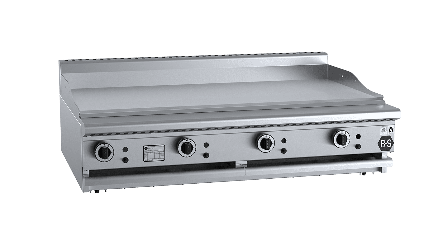 B+S Black GRP-12BM - Grill Plate 1200mm Bench Mounted