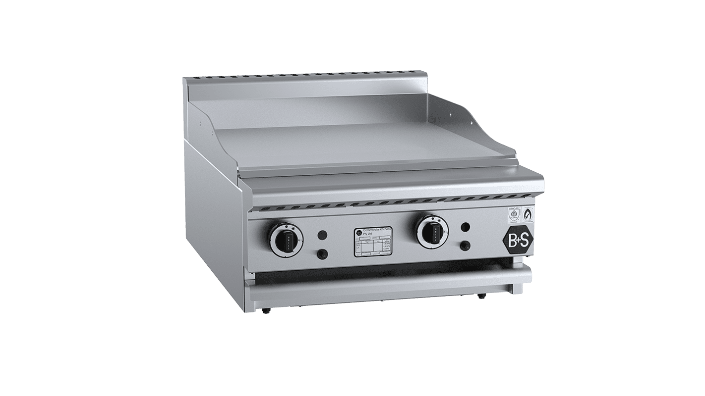B+S Black GRP-6BM - Grill Plate 600mm Bench Mounted