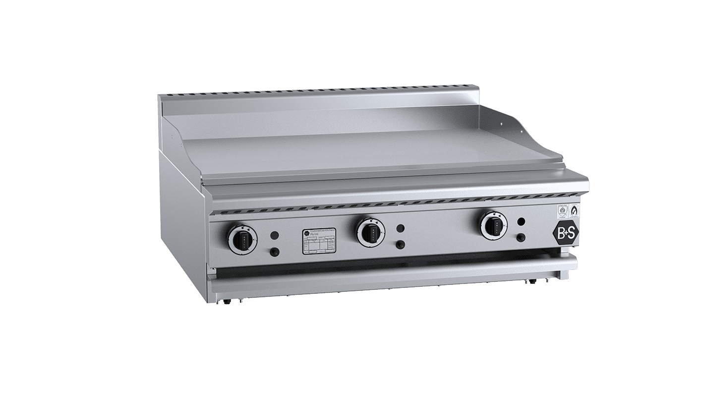 B+S Black GRP-9BM - Grill Plate 900mm Bench Mounted