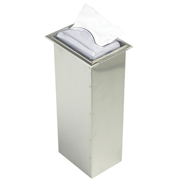 H2003CLSS San Jamar In-Counter Napkin Dispenser 140mm x 178mm x 498mm holds 750+ interfold napkins