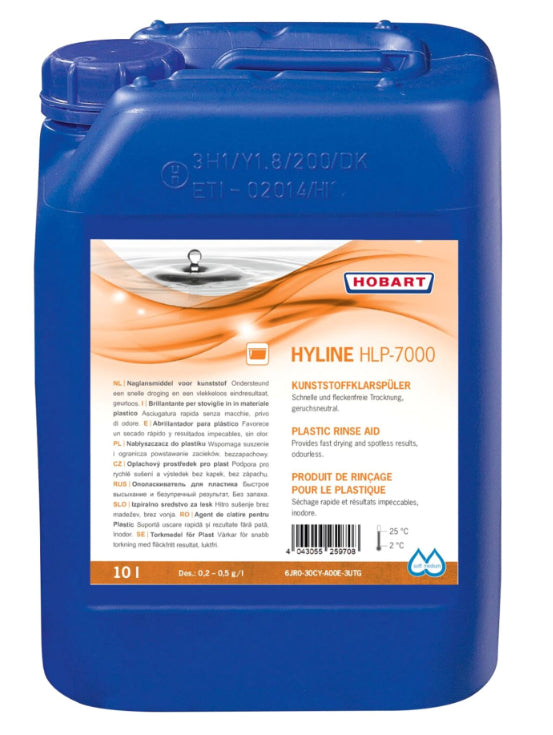 Hobart HLP-7000 - HYLINE Rinse Aid Specific For Plastic Ware 