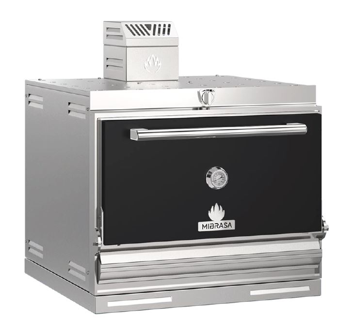 HMB-160-BLACK - Mibrasa Charcoal Oven With One Grill Shelf And Standard Accessories