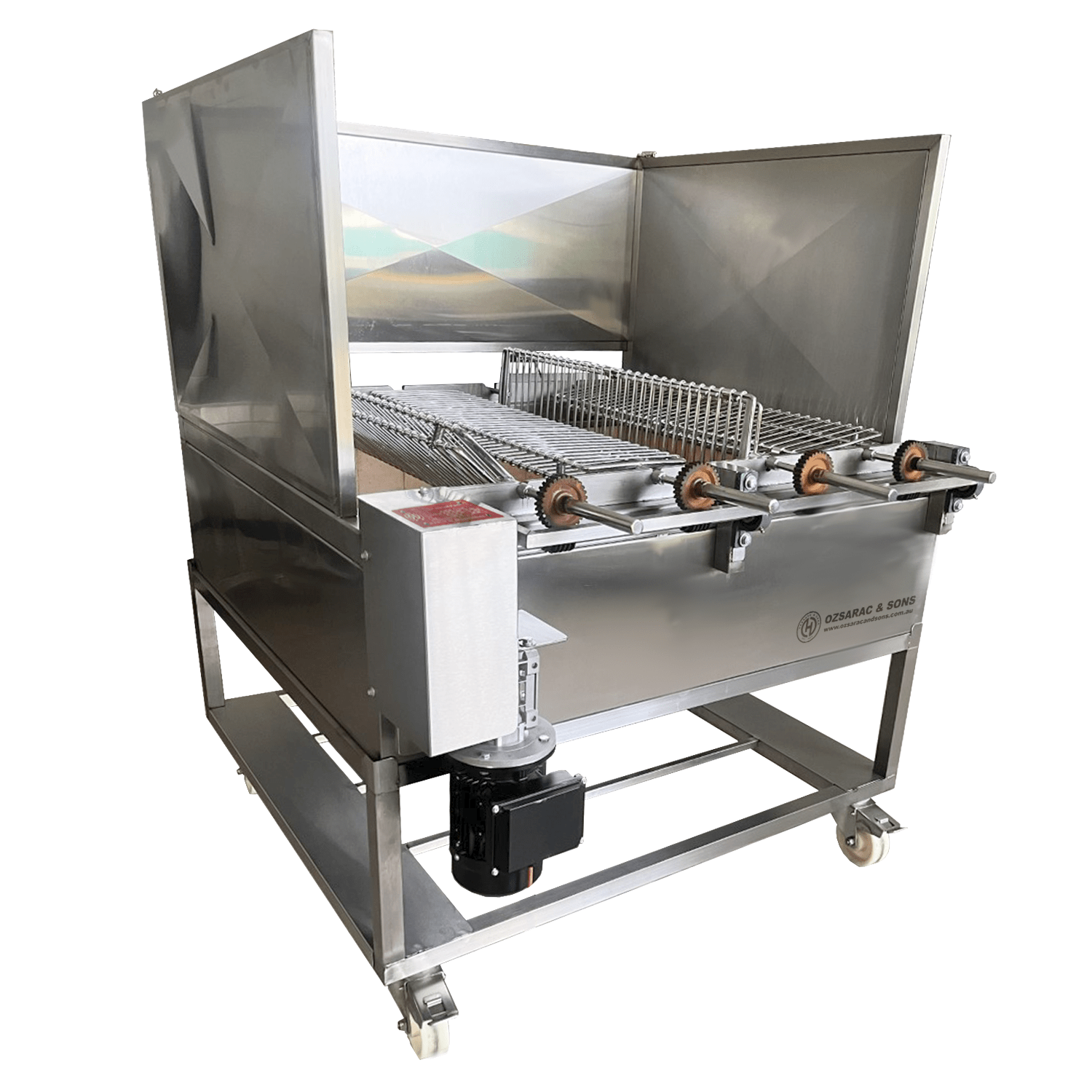 HO5x4 Series Charcoal Rotisserie 4 Rows