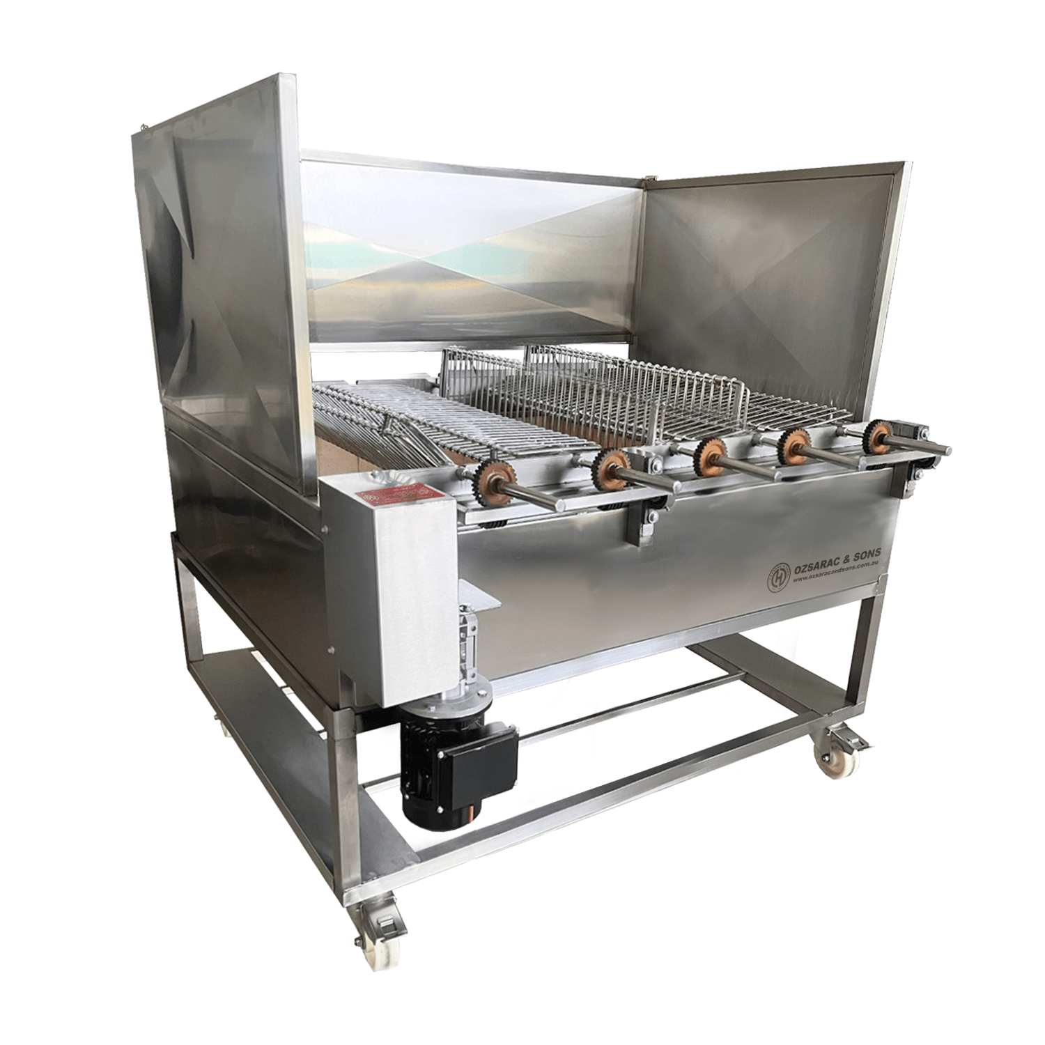 HO5x5 Series Charcoal Rotisserie 5 Rows