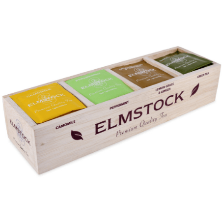 Elmstock Tea Health Pack Presentation Tray 4x12 Tea Bags