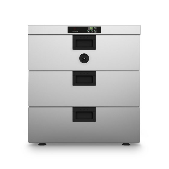Moduline HSW 013E - 3 x 1/1GN Static Holding Cabinet with Three Drawers