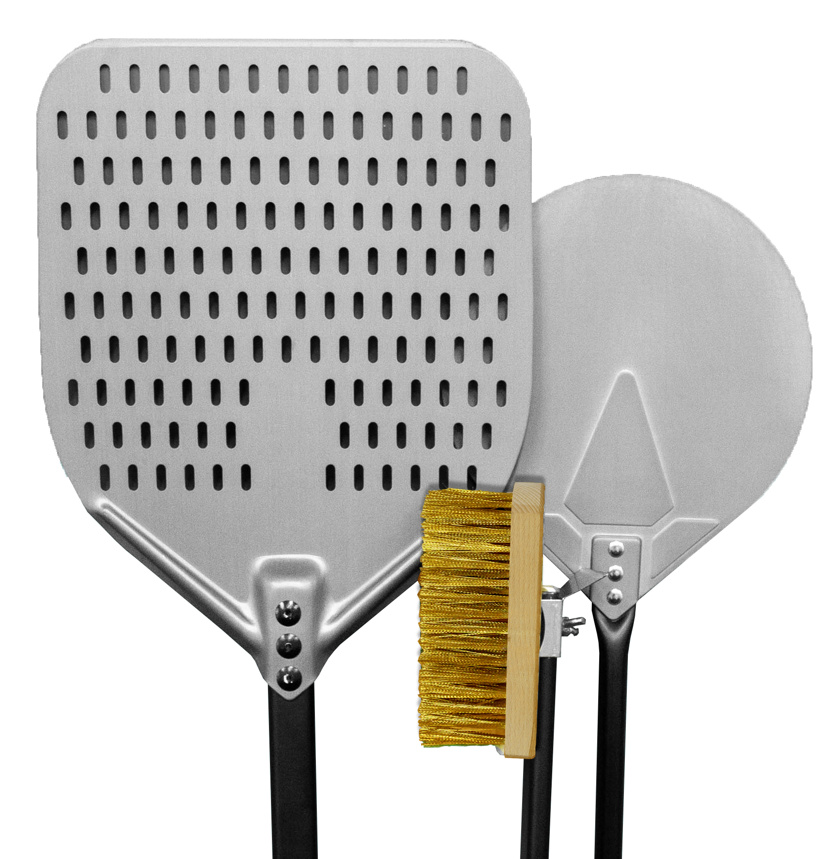 HTS3-140 - 3 Pieces Pizza Tool Set – Hard Anodised Aluminum
