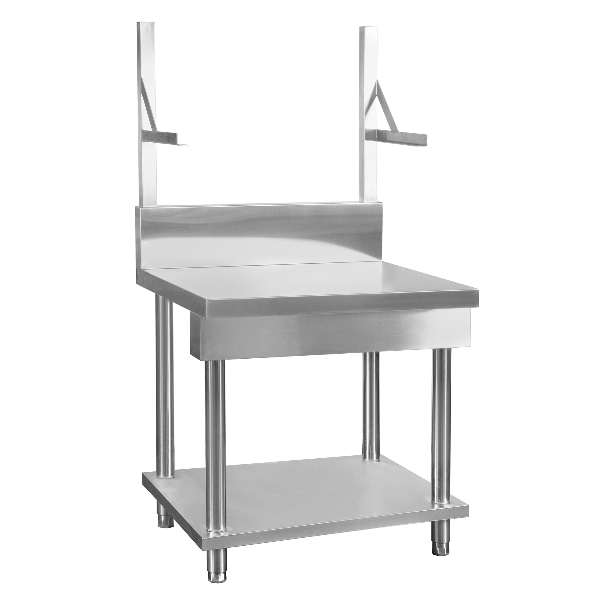 IFB9-SAL - Trueheat 900mm wide flat packed Salamander infill bench with shelf
