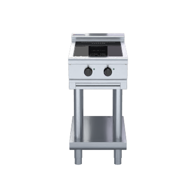 Waldorf 800 Series INL8200F-LS - 450mm Electric Induction Cooktop Low Back Version - Leg Stand