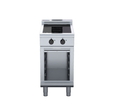 Waldorf 800 Series INL8200R5-CB - 450mm Electric Induction Cooktop Low Back Version - Cabinet Base