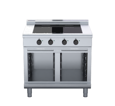 Waldorf 800 Series INL8400F-CB - 900mm Electric Induction Cooktop Low Back Version - Cabinet Base