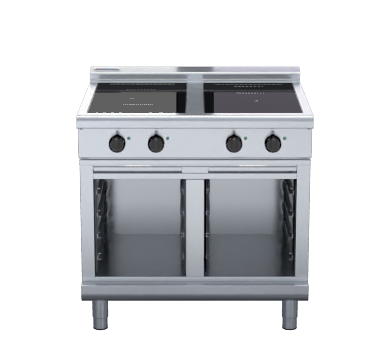 Waldorf 800 Series INL8400R3F-CB- 900mm Electric Induction Cooktop Low Back Version - Cabinet Base
