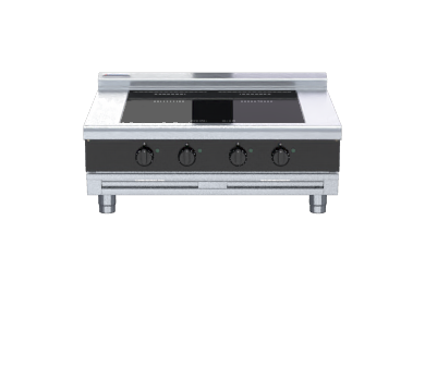 Waldorf Bold INLB8400F-B - 900mm Electric Induction Cooktop Low Back Version - Bench Model