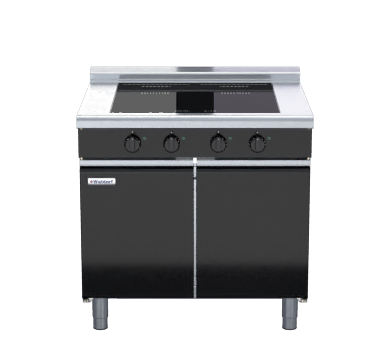 Waldorf Bold INLB8400F-CD - 900mm Electric Induction Cooktop Low Back Version - Cabinet Base