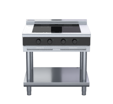 Waldorf Bold INLB8400F-LS - 900mm Electric Induction Cooktop Low Back Version - Leg Stand