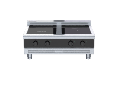 Waldorf Bold INLB8400R3F-B - 900mm Electric Induction Cooktop Low Back Version - Bench Model
