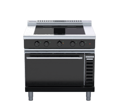 Waldorf Bold INLB8410ECF - 900mm Induction Range Convection Oven Low Back Version