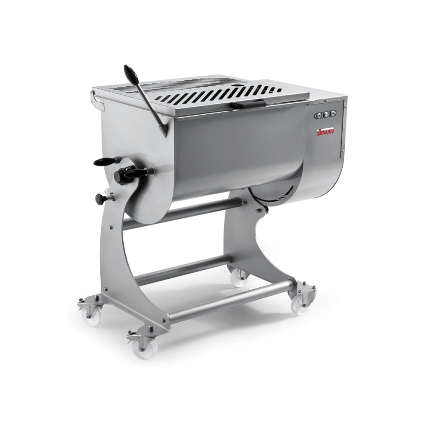 Sirman IP 120 XP BA Double Arm freestanding Meat Mixer with removable bowl - 120kg / 162L Batch Capacity - 408071B03F
