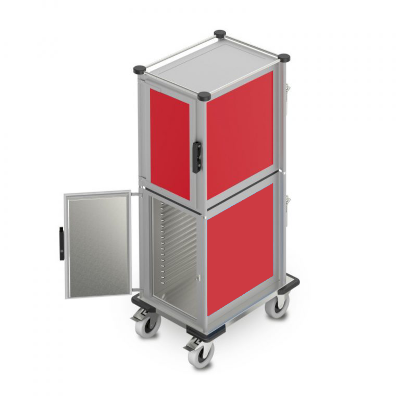 ISOBOX-HOT-HOT-TALL-8GN - Hupfer ISOBOX GN 1x1 Trolley with 2 x Heated compartments above one another. 8 r
