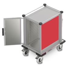 ISOBOX-HOT - Hupfer ISOBOX Mobile Heated Trolley only. 15 GN 1x1 37.5mm Traffic Red