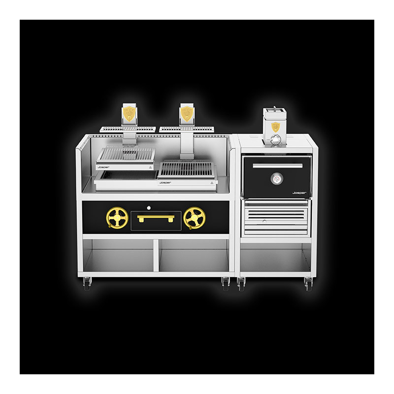 Josper Charcoal Basque Grill & Oven Combo 50-2-1-PRO-S