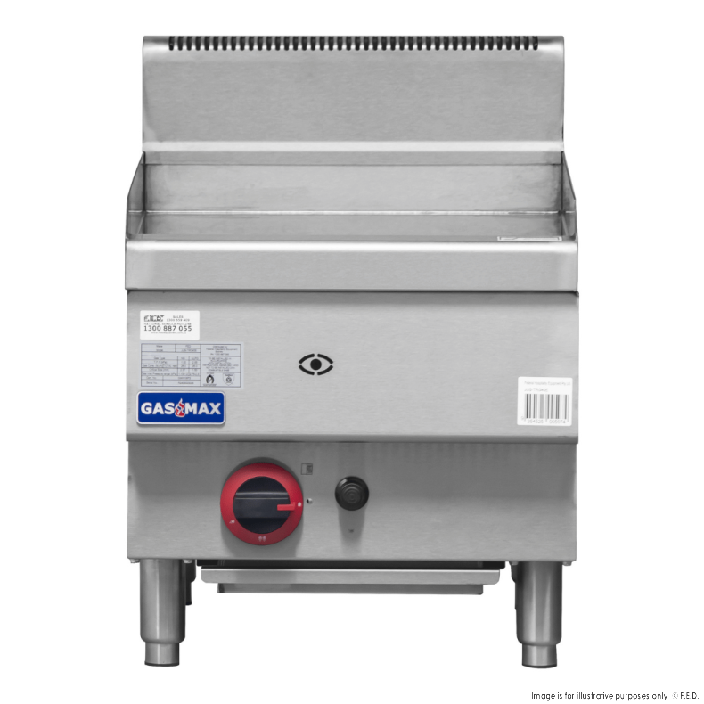 GASMAX Benchtop Single Burner Griddle LPG Gas - JUS-TRG40ELPG