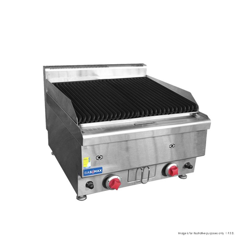 2NDs: Gasmax Benchtop 2 LPG Burner Chargrill JUS-TRH60LPG-NSW1836