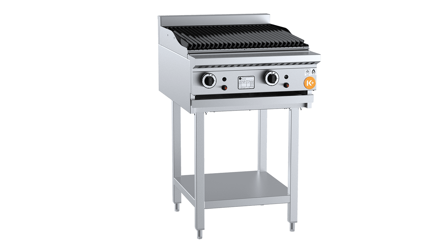 K+ KCBR-6 - 600mm Char Broiler On Stand