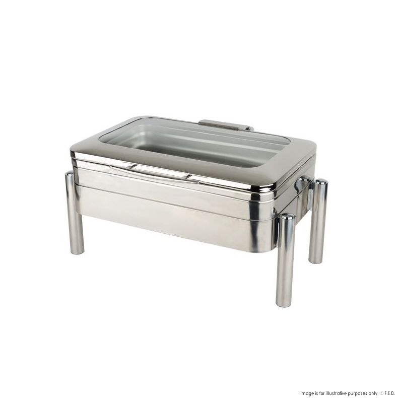 2NDs: Oblong Chafing Dish with Glass Lid - KGJ404-QLD50