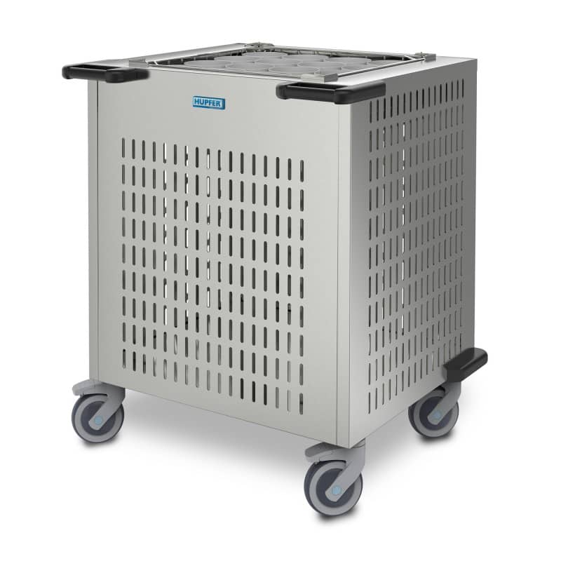 KO-50-50K - Hupfer Basket Dispenser. Mobile. With Cooling Slits.
