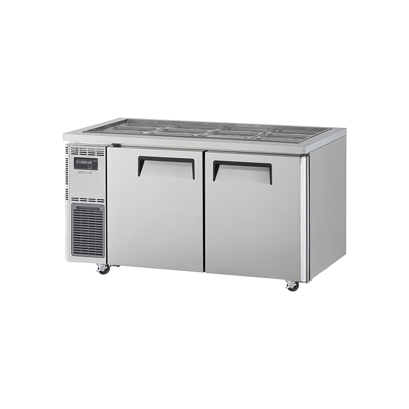 Turbo Air KSR15-2-N Undercounter Salad Prep Refrigerator – 2 Doors, Front Breathing, Self-Cleaning Condenser