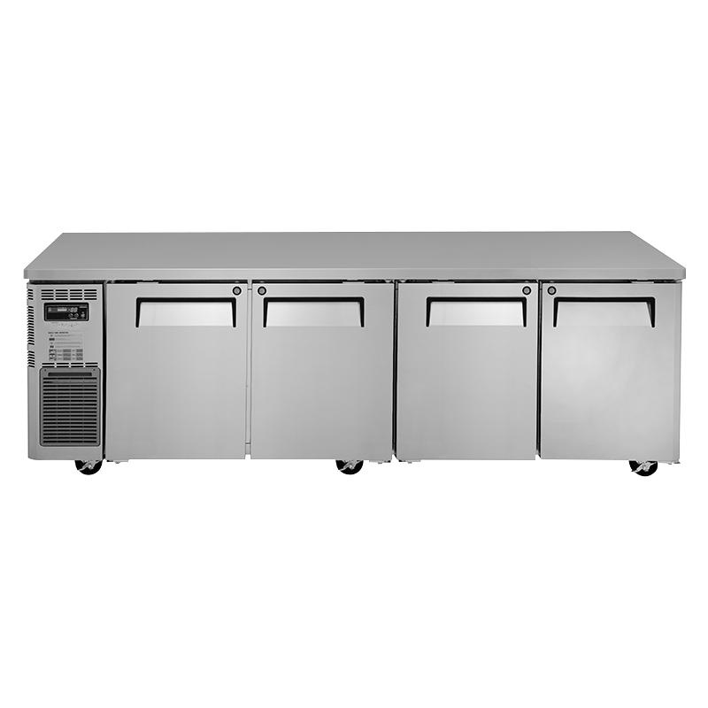 Turbo Air KUR24-4-N Undercounter Refrigerator – 4 Doors, Front Breathing, Self-Cleaning Condenser