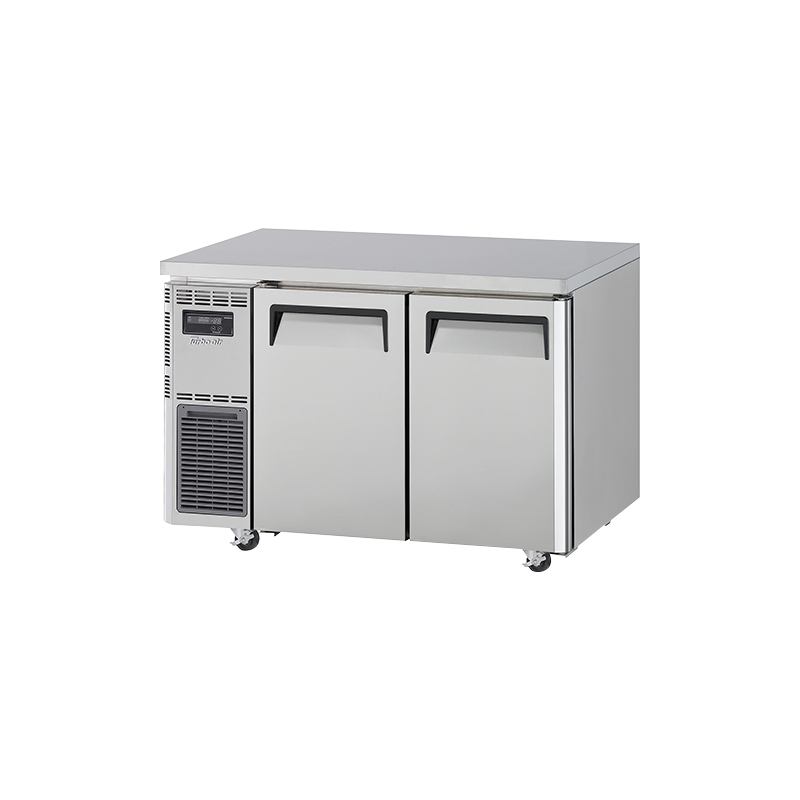 Turbo Air KURF12-2-N Undercounter Dual Temp – 1 Fridge Door + 1 Freezer Door, Front Breathing, Self-Cleaning Condenser