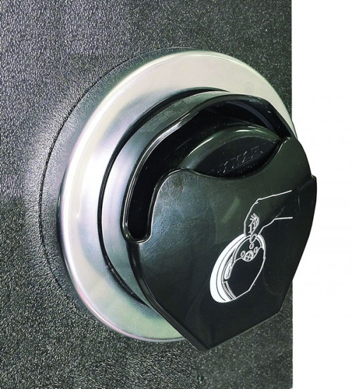 L2200CFSM San Jamar Ez-Fit In-Counter Lid Dispenser to suit 70mm-95mm lid