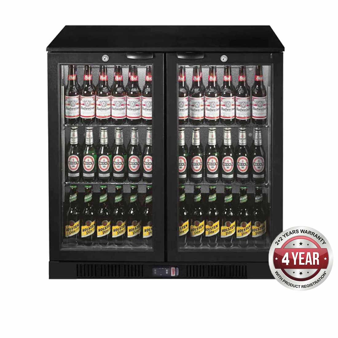 Thermaster 208L Under Bench Two Hinged Door Bar Cooler