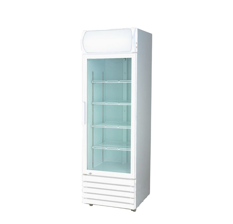 Thermaster 370L Single Glass Door Colourbond Upright Drink Fridge LG-370P