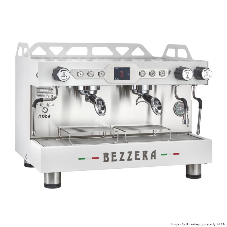 Bezzera 2 Group Moda DE PID Espresso Machine - BZMODAPID2W