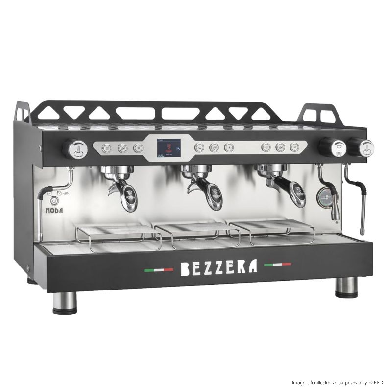 Bezzera 3 Group Moda DE PID Espresso Machine - BZMODAPID3B