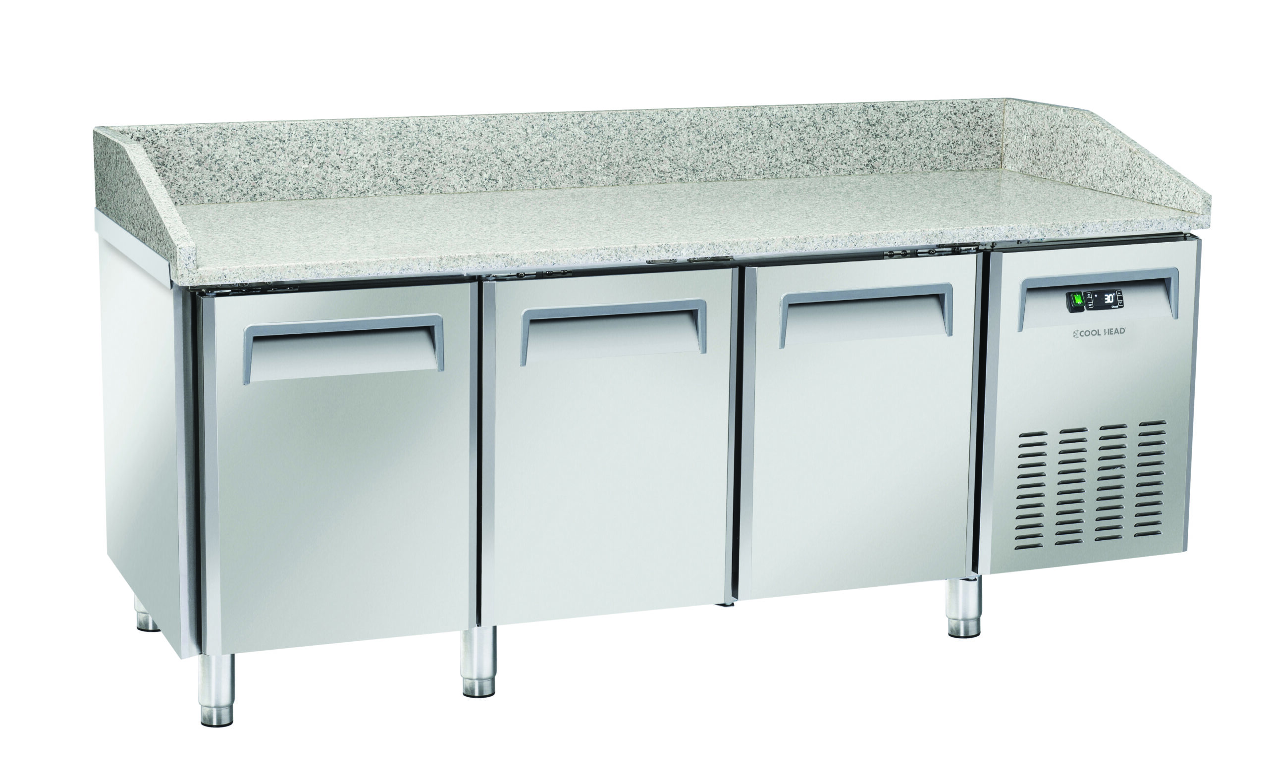 Saltas MPB0030 Marble Top Pizza Fridge